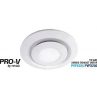 Airbus 250 - 250mm white round grille on VENABGLED250WH-RD