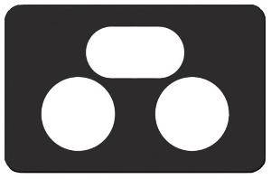 Silhouette 2g socket cover mb HAGWBSCP2-MB 1 Silhouette 2g socket cover mb HAGWBSCP2-MB