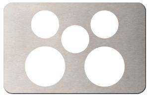 Silhouette 2g socket switch cover ss HAGWBSCP2X-SS 1 Silhouette 2g socket switch cover ss HAGWBSCP2X-SS