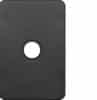 Silhouette 1g switch plate no mech mb HAGWBSSP1-MB