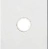 Silhouette 1g switch plate no mech mw HAGWBSSP1-MW