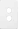 2g switch plate cover no mech HAGWBSSP2