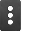 Silhouette 3g switch plate no mech mb HAGWBSSP3-MB
