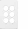 6g switch plate cover no mech HAGWBSSP6
