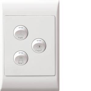 Switch ip66 3g 10a v light/fan/heat HAGWBWSV3LFH 1 Switch ip66 3g 10a v light/fan/heat HAGWBWSV3LFH