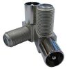 Connector right angle 'f' female to pal MATDA-A14H2