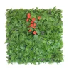 100x100cm Artificial Hedge Tile Anthurium