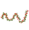 160cm Outdoor Red Petunia Garland
