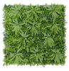 100x100cm Artificial Hedge Tile Tropical Lavender
