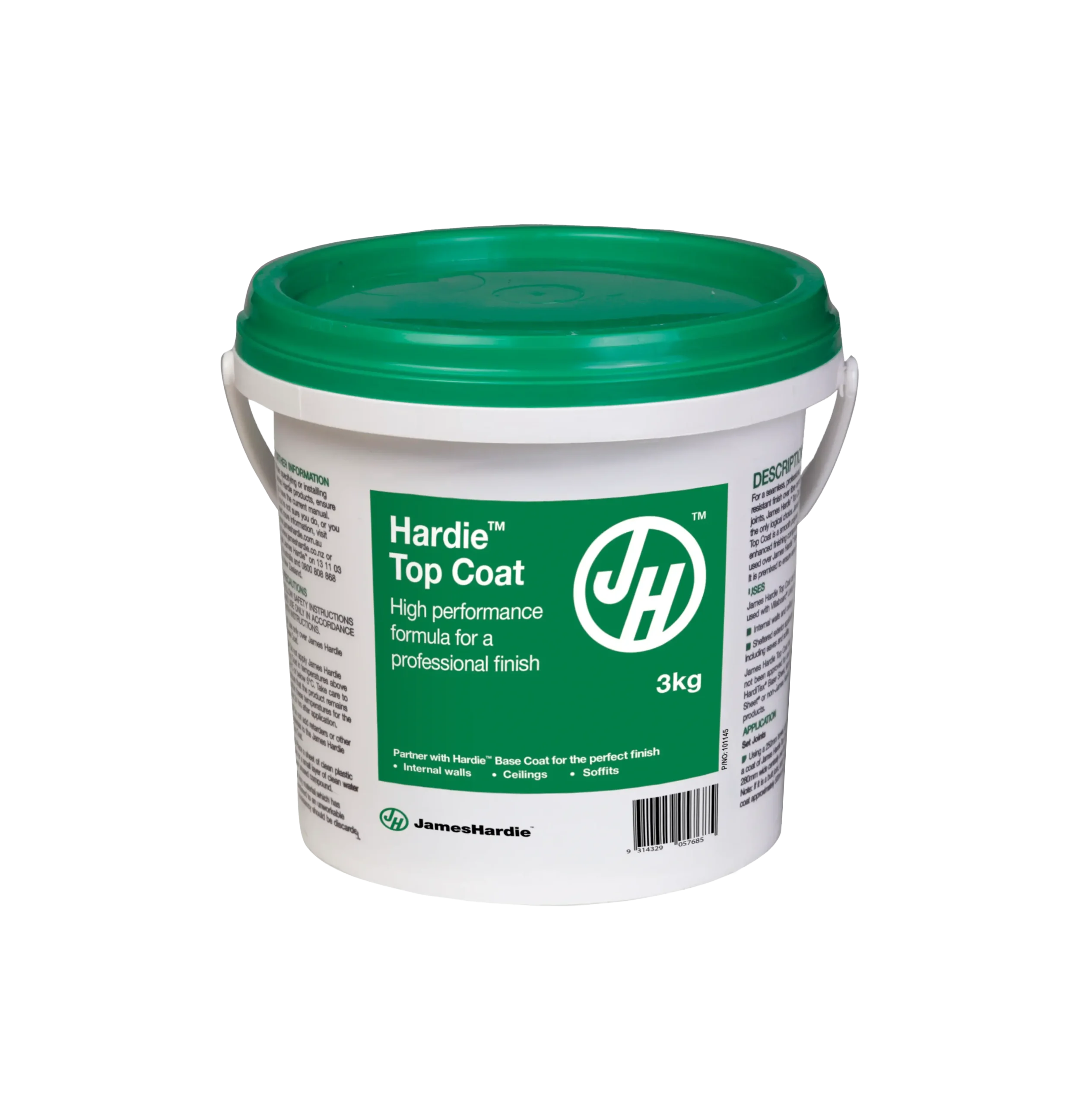 Hardie™ Top Coat 3kg Tub 1 Hardie™ Top Coat 3kg Tub