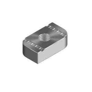 Burndy B3016Z Channel Nut Without Spring, Strut Nut, Narrow, M6, Zinc Plated 1 Burndy B3016Z Channel Nut Without Spring, Strut Nut, Narrow, M6, Zinc Plated