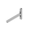 Burndy CL750 Cantilever Bracket, Unbraced, 750mm Length, Hot-Dip Galvanised Steel, 113kg Working Load, 90 degree  Angle, 2.5mm Thickness, 100mm Hole Distance, HDG