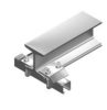 Burndy Beam Clamp, Stainless Steel, U Bolt Included, 0.41kg, Hot-Dip Galvanised Finish
