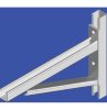 Burndy CLB470H Cantilever Bracket, 90° Angle, Stainless Steel, Hot Dip Galvanised, 364kg Working Load, 470mm Length, 40mm Width, 240mm Height, Metric