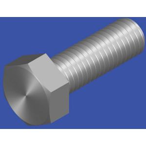 Burndy HS1020H Hex Screw, M10x20mm, Hex Head, Metric, Hot Dip Galvanised Finish, 20mm Thread Length 1 Burndy HS1020H Hex Screw, M10x20mm, Hex Head, Metric, Hot Dip Galvanised Finish, 20mm Thread Length
