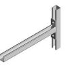 Burndy CL600H Cantilever Bracket, Unsupported, Unbraced, 600mm, HDG, Hot Dipped Galvanised