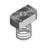 Burndy B1010H Channel Nut with Long Spring, Spring Nut, M12, HDG, Hot Dipped Galvanised