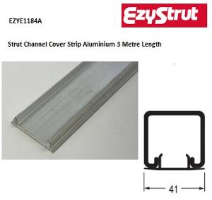Ezystrut E1184A, Strut Channel Cover Strip Aluminium 3 Metre Length 1 Ezystrut E1184A, Strut Channel Cover Strip Aluminium 3 Metre Length
