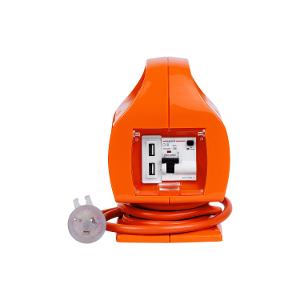 HPM RCFREMOTE, HPM Electrosafe 4 Outlet 10A USB A Portable Powercentre with RCBO Protection Orange 1 HPM RCFREMOTE, HPM Electrosafe 4 Outlet 10A USB A Portable Powercentre with RCBO Protection Orange
