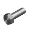 Burndy HS1020Z Hex Head Set Screw, Bolt, M10 x 20mm, Zinc Plated