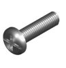 Burndy PS620Z Pan Head Screw, M6 x 20mm, Zinc Plated