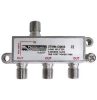 Matchmaster 07MM-GM03 TV Splitter Box, 3 Way F-Type Splitter 5-2450MHz AC/DC Power Pass, Frequency range: 5-2450MHz, AC/DC single port power pass