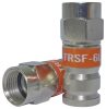Matchmaster 26MM-TRSF-6L Coaxial Connector, RG6 Compression Connector (50 Pack), Foxtel approved (F30574), Delivers supreme barriers against moisture intrusion without the need for an external grom...
