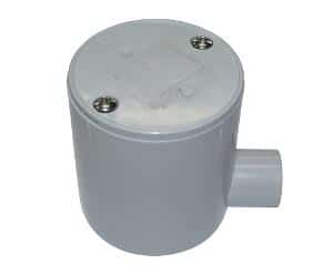 Cabac Tripac DJB1-25 Deep Conduit Junction Box, Round, 25mm 1Way, PVC, Grey 1 Cabac Tripac DJB1-25 Deep Conduit Junction Box, Round, 25mm 1Way, PVC, Grey