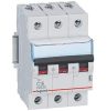 Legrand 403546, TX3 - MCB 6000 - Thermal magnetic circuit breaker - C curve - prong/fork type supply busbar - 3P - 230/400V a.c. - 20A - 3 module