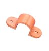 Clipsal 261/32-GY Full Conduit Saddle, Moulded, 32mm, PVC, Grey