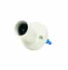 HPM 366LYWE Batten Holder, BC, Bayonet Cap, Screw on Cover, Built In Fastening Plugs and Screws,  250V, 4 Terminal, White Electric