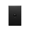 Legrand 1498292 Excel Life Rocker Switch, 1 Gang, SPDT, 16A, Flush Mount, Dedicated Plate, Matte Black Finish