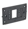 Legrand 3245065719208 Arteor Range Horizontal Grid Plate, 3 Modules, Screw Mount, Plastic, 84mm Mounting Centres, Dark Grey Finish, 115mm x 79mm x 9mm