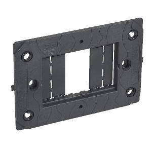 Legrand 3245065719208 Arteor Range Horizontal Grid Plate, 3 Modules, Screw Mount, Plastic, 84mm Mounting Centres, Dark Grey Finish, 115mm x 79mm x 9mm 1 Legrand 3245065719208 Arteor Range Horizontal Grid Plate, 3 Modules, Screw Mount, Plastic, 84mm Mounting Centres, Dark Grey Finish, 115mm x 79mm x 9mm