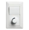 Legrand CM400TWE, Como - Vertical rotary dimmer trailing edge 2 wire 400VA 240V a.c. white