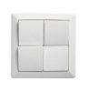 Legrand CM940/3WE, Como - Vertical switch 3 gang 10A 240V a.c. white