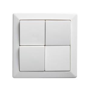 Legrand CM940/3WE, Como - Vertical switch 3 gang 10A 240V a.c. white 1 Legrand CM940/3WE, Como - Vertical switch 3 gang 10A 240V a.c. white