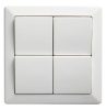 Legrand CM940/4WE, Como - Vertical switch 4 gang 10A 240V a.c. white