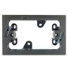 Legrand E-ACC 140 Mounting Block, Deep Surface Mount, 1 Gang, 37mm Depth, 114mm Width x 70mm Height, Urban Grey, Gloss Finish