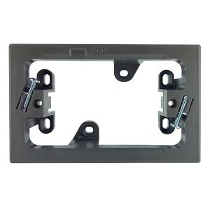 Legrand E-ACC 140 Mounting Block, Deep Surface Mount, 1 Gang, 37mm Depth, 114mm Width x 70mm Height, Urban Grey, Gloss Finish 1 Legrand E-ACC 140 Mounting Block, Deep Surface Mount, 1 Gang, 37mm Depth, 114mm Width x 70mm Height, Urban Grey, Gloss Finish