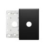 Legrand ED770/1GPLMB Excel Life EM Series Grid Plate, 1 Gang, Plastic, 77mm x 121mm, IP00, Matte Black