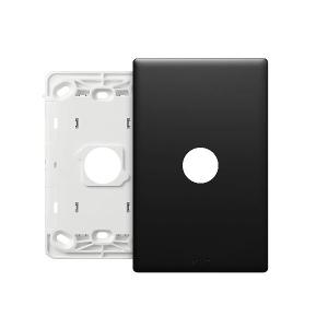 Legrand ED770/1GPLMB Excel Life EM Series Grid Plate, 1 Gang, Plastic, 77mm x 121mm, IP00, Matte Black 1 Legrand ED770/1GPLMB Excel Life EM Series Grid Plate, 1 Gang, Plastic, 77mm x 121mm, IP00, Matte Black