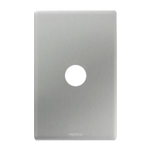 Legrand ED770/1PLMS Excel Life Coverplate, 1 Gang Switch Plate, Matte Finish, 77mm x 121mm, Easy Clip-On Installation, Matte Silver 1 Legrand ED770/1PLMS Excel Life Coverplate, 1 Gang Switch Plate, Matte Finish, 77mm x 121mm, Easy Clip-On Installation, Matte Silver
