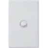 Legrand ED770/1UG Excel Life Dedicated Plate Series Switch, Single Pole Double Throw, Flush, 1 Gang, Vertical, 240V 16AX, 1 or 2 Way, Urban Grey