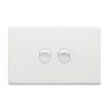 Legrand ED770/2GPLMW, Excel Life 16AX 2 Way Single Pole Double Throw Weatherproof Vertical Rocker Switch 2 Gang Urban Grey