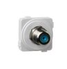 Legrand EMFFFOXWE Excel Life Series TV Outlet Mech, Antenna, Socket, F-Type to F Type, 3GHz, Pay TV, Straight, Flush, Single, 75OHM, RG6, White Electric