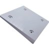 Sureset SURWBMB Weatherboard Mounting Block, Corrugated Design, Surface Leveling, 122mm x 115mm, 4 Countersunk Holes, Black