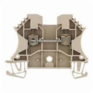 Weidmuller 1020300000 WDU 10 Feed-Through Terminal Block, DIN Rail Mount, 2 Connections, Screw Connection, 1000V, 18-8AWG, Thermoplastic, Dark Beige 1 Weidmuller 1020300000 WDU 10 Feed-Through Terminal Block, DIN Rail Mount, 2 Connections, Screw Connection, 1000V, 18-8AWG, Thermoplastic, Dark Beige