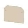 Weidmuller AP SAK2.5 Polyamide End Plate, Direct Mount, Terminal Protection, 31.1mm Length x 1.5mm Width x 36.5mm Height, RoHS Compliant, Beige